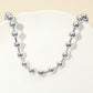 Madeline Love Silver Stainless Steel Chunky Beaded Chain Necklace