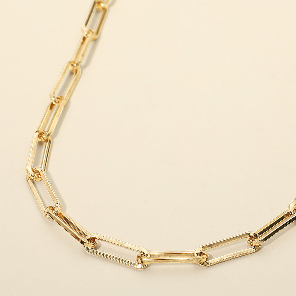 Madeline Love Gold Paperclip Chain Necklace - Necklaces