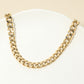Madeline Love Gold Stainless Steel Cuban Chain Necklace