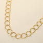 Madeline Love Gold Stainless Steel Chunk Link Chain Necklace