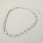 Madeline Love Worn Silver Mixed Link Chain Necklace - Necklaces - extra