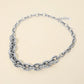 Madeline Love Silver Stainless Steel Chunky Chain Necklace - Necklaces