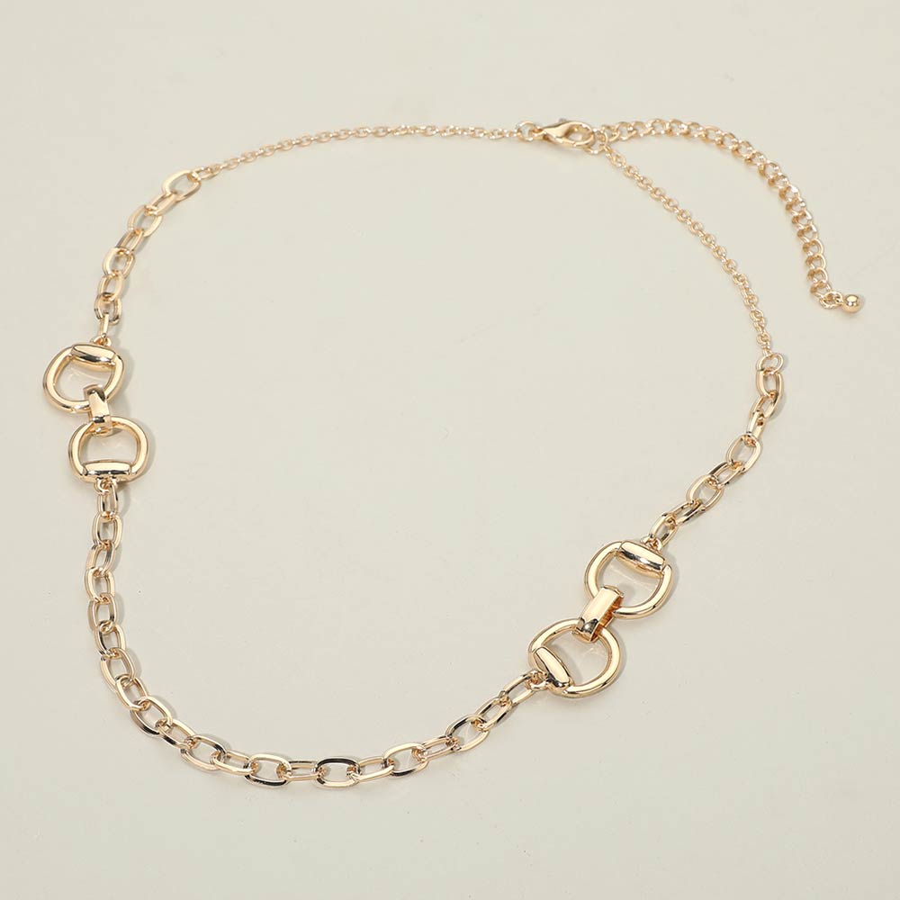 Madeline Love Gold Horsebit Link Chain Necklace - Necklaces
