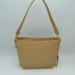 Quilted Diamond Pattern Shoulder Bag with Bottom Corner Accents - Shoulder Bag