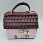 Whimsical House Shaped Top Handle Crossbody Handbag - Crossbody Bags