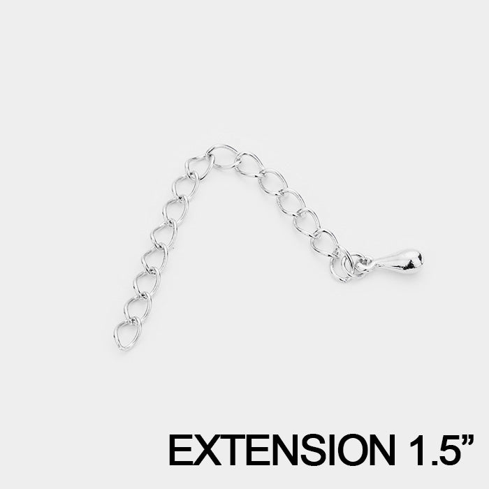 Madeline Love Rhodium Chain Jewelry Length Extension