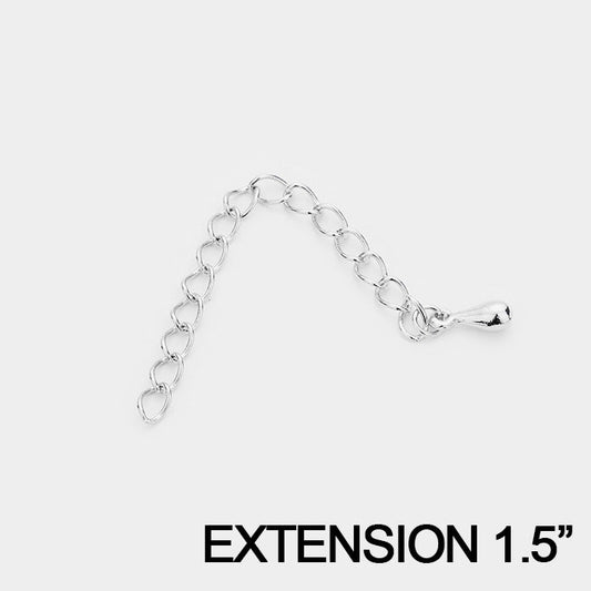 Madeline Love Rhodium Chain Jewelry Length Extension
