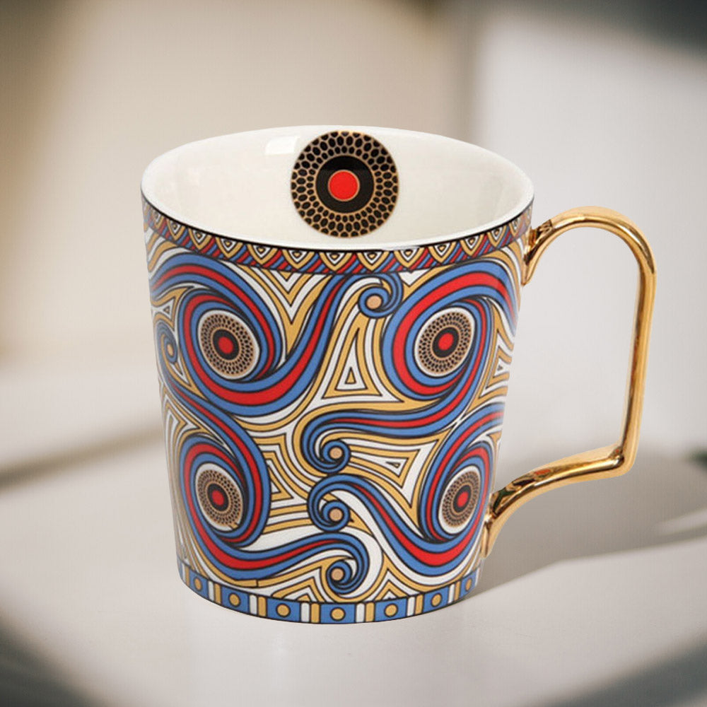 Madeline Love Brown Nordic Modern Ceramic Mug Cup - Hair Accessories