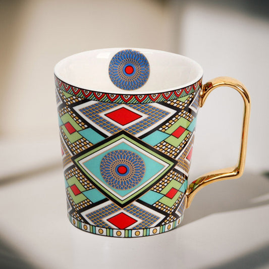 Madeline Love Multi Nordic Modern Ceramic Mug Cup - Hair Accessories