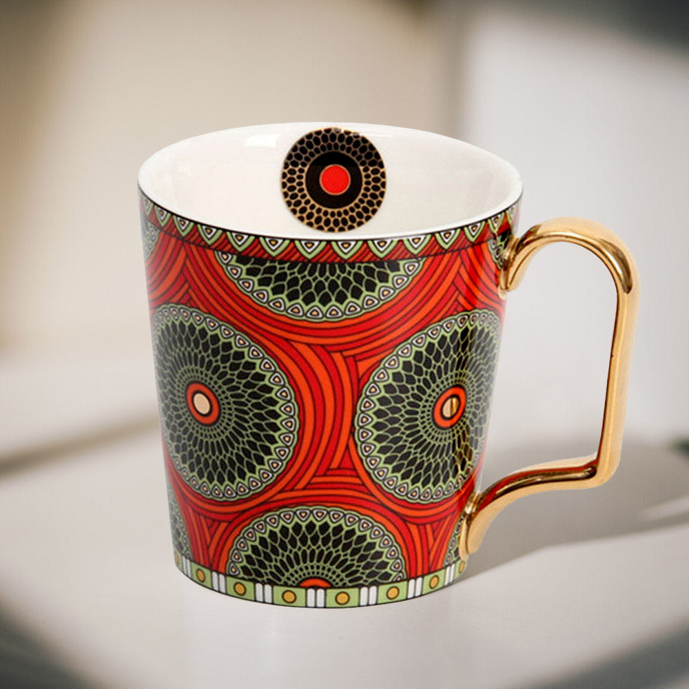 Madeline Love Orange Nordic Modern Ceramic Mug Cup - Hair Accessories