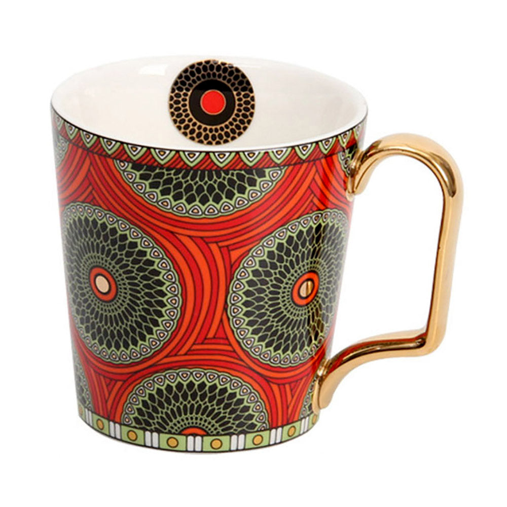 Madeline Love Orange Nordic Modern Ceramic Mug Cup - Hair Accessories - desc