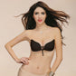 Madeline Love Black B Cup Backless Strapless Adhesive Lace-Up Push-Up Wing Bra - Hair Accessories - extra