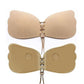 Madeline Love Beige B Cup Backless Strapless Adhesive Lace-Up Push-Up Wing Bra - Hair Accessories - extra