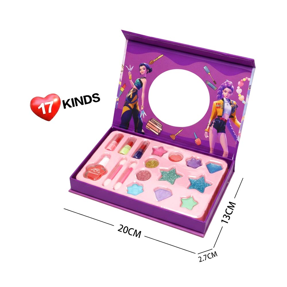 Madeline Love Assorted 17PCS - 3 IN 1 Kpop Demon Hunters Kids Beauty Makeup Set - Beauty & Cosmetics - desc