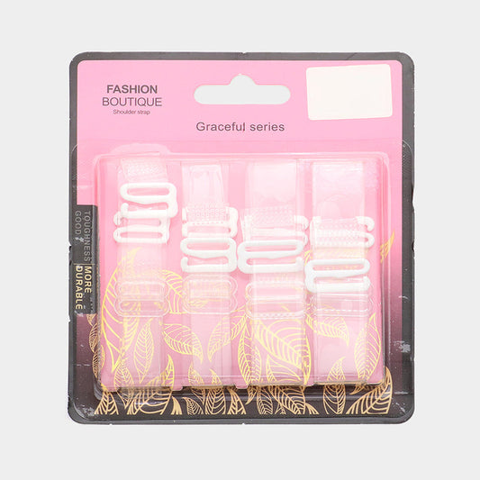 Madeline Love Clear 2Pairs - Silicone Adjustable Bra Straps - Jewelry