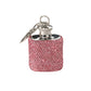 Madeline Love Pink 1oz Bling Studded Stainless Steel Mini Flask Keychain Bag Charm - Bags & Wallets - extra
