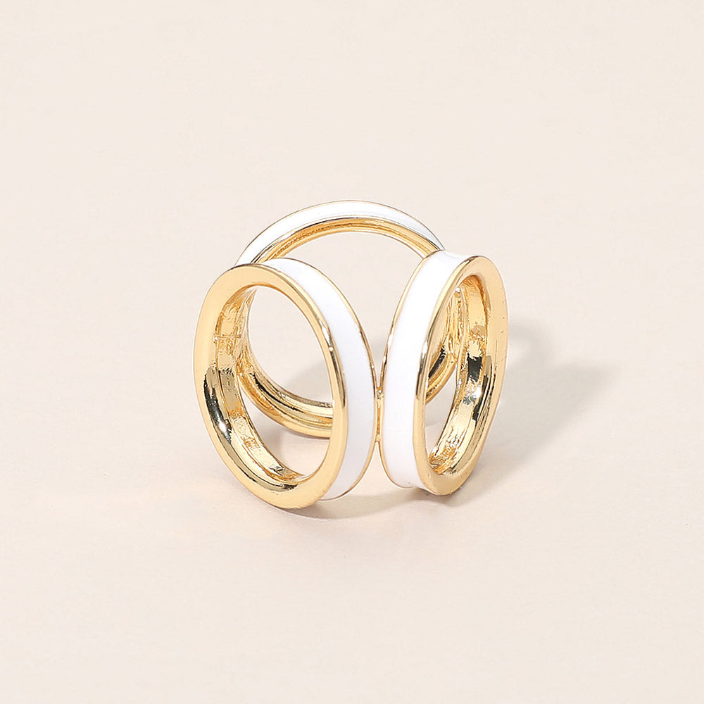 Madeline Love Gold, White