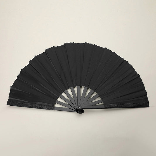 Madeline Love Black, Jet Black Bling Studded Folding Line Dance Hand Fan - Jewelry