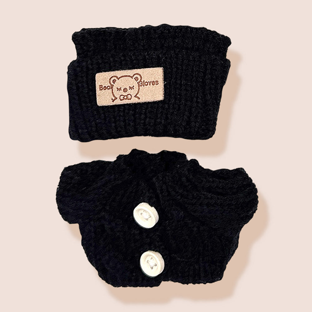 Madeline Love Black Mini Doll Knitted Sweater Headband Outfit Set - Kids