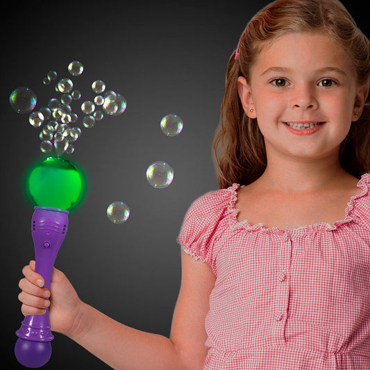 Madeline Love Purple LED Light Up Flash Bubble Toy - Kids