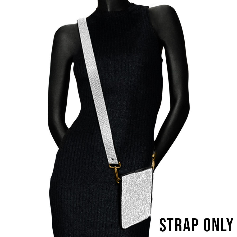 Madeline Love Black, Gold Bling Solid Bag Strap - Bags & Wallets - desc