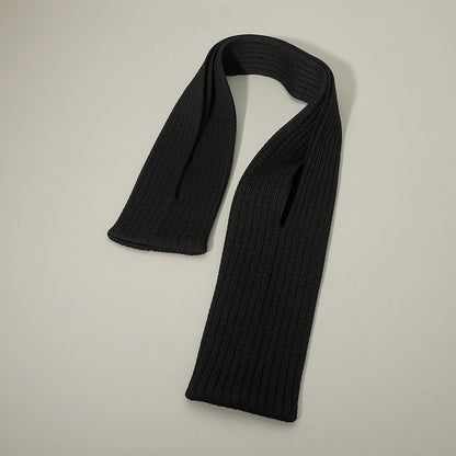 Madeline Love Black Long Ribbed Knit Stretch Phone Pouch Phone Holder - Bags & Wallets