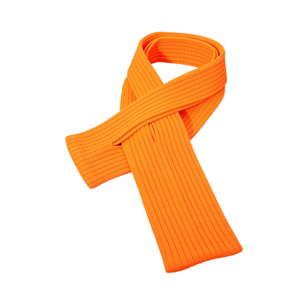 Madeline Love Orange Long Ribbed Knit Stretch Phone Pouch Phone Holder - Bags & Wallets - extra
