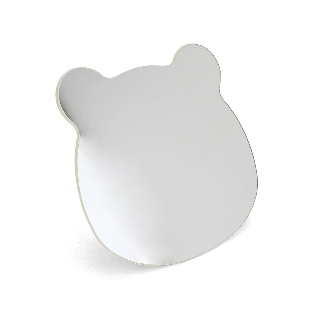 Madeline Love Yellow Bear Animal Character Printed Table Mirror - Beauty & Cosmetics - extra