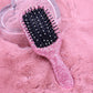 Madeline Love Pink Rhinestone Pave Hair Brush - Beauty & Cosmetics