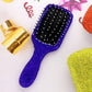 Madeline Love Sapphire Rhinestone Pave Hair Brush - Beauty & Cosmetics