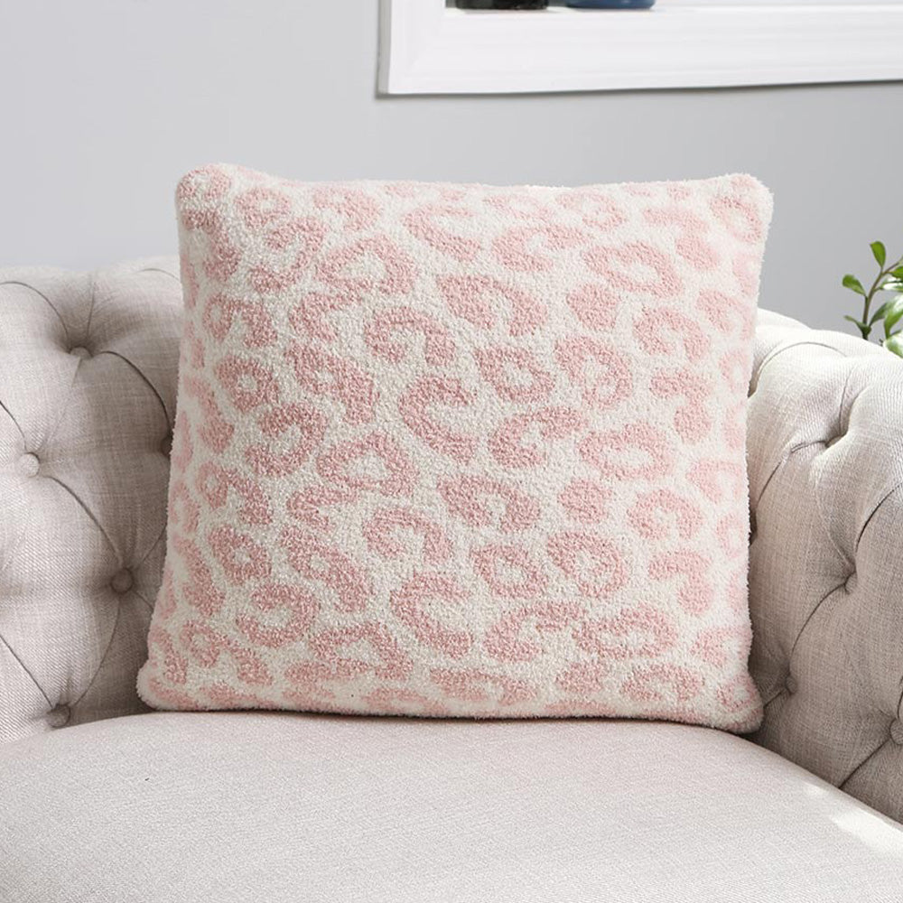 Madeline Love Pink Leopard Patterned Cushion Cover - Jewelry
