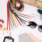 Madeline Love Mustard Suede Mask Chain / Glasses Chain / I.D Holder Necklace - Sunglasses - extra