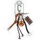 Madeline Love Brown SECRET BOX_Chocolate Pretzel Bread Faux Leather Knot Mixed Charm Bag Accessory - Bags & Wallets - extra