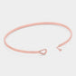 Madeline Love Rose Gold "OMG" Thin Brass Metal Hook Bracelet - Bracelets - desc