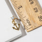 Madeline Love Clear, Gold Gold Dipped CZ Accent Anchor Charm Drop Dangle Earrings - Jewelry - extra