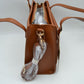 Geometric Envelope Flap Multi-Compartment Tote Bag with Long Shoulder Straps - Tote Bag