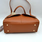 Geometric Envelope Flap Multi-Compartment Tote Bag with Long Shoulder Straps - Tote Bag