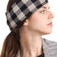 Main Stay warm and stylish with this checked pattern knit headband. Crafted from soft, durable 100% acrylic, it offers cozy comfort for chilly days. The generous 4" x 8.6" size fits most head sizes with a comfortable stretch. Perfect for outdoor activities, casual wear, or layering under hats. Machine washable for easy care.