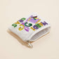 Mardi Gras Message Fleur de Lis Hat Stone Seed Beaded Mini Pouch Bag is the perfect accessory for any festive occasion. Intricate beadwork and vibrant colors make it a stylish addition to any outfit. Keep essentials close by with this mini pouch bag while showcasing your love for Mardi Gras. 