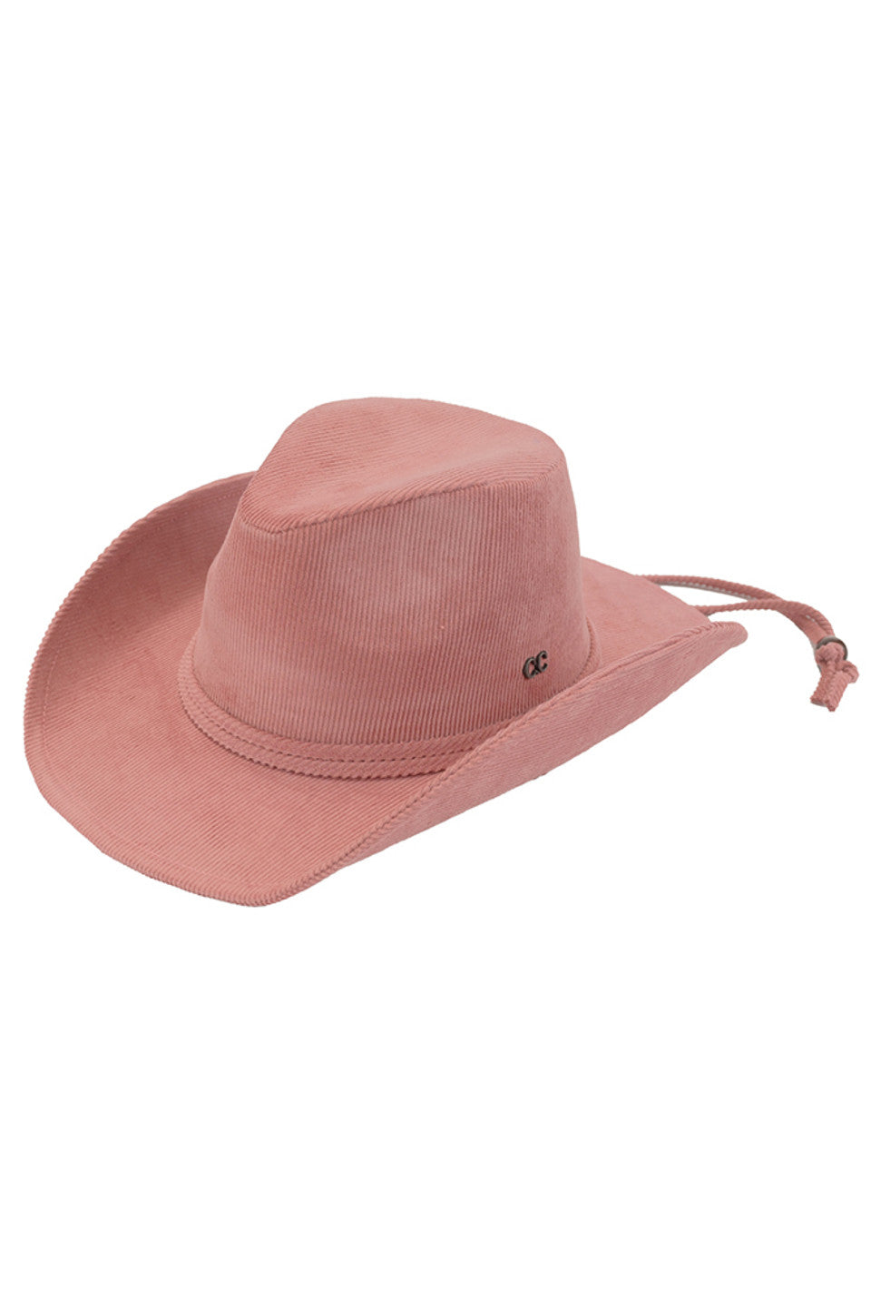 Mauve C.C Chin Straps Corduroy Cowboy Hat is a stylish and practical accessory for any outdoor enthusiast. Made with durable corduroy material, this hat is perfect for protecting your face and neck from the sun's harmful rays. The chin straps provide a secure fit, making it perfect for all your adventures.