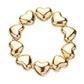 Metal Heart Beaded Stretch Bracelet is a stylish and versatile piece that will elevate any outfit. Made with high-quality metal and adorned with delicate beads, it offers a touch of elegance and sophistication. Its stretch design ensures a comfortable fit for all wrist sizes. Perfect for adding a subtle yet eye-catching detail to your look.