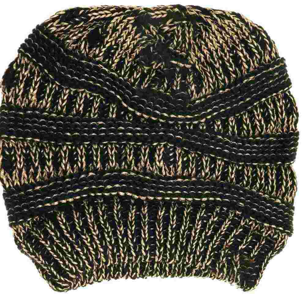 MetallicBlack-Gold- Metallic CC Beanies combine expert craftsmanship with a stylish metallic finish, offering exceptional warmth and a modern edge. Designed for a snug fit, these beanies retain heat effectively while enhancing your look with subtle shimmer. Ideal for cold weather, they provide both comfort and a polished appearance for discerning wearers. 