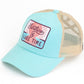 C.C SUNSHINE & LAKE TIME Patch Pony Cap - Mint - Pony Cap
