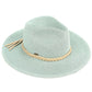 Mint C.C Straw Panama Hat. Show your trendy side with this Straw Panama Sun hat. Have fun and look Stylish. Great for covering up when you are having a bad hair day, keep you incredibly relax as a great hat can keep you cool and comfortable even when the sun is high in the sky. perfect for protecting you from the rain, wind, snow, beach, pool, camping or any outdoor activities.