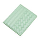 Mint Faux Leather Basket Weave Card Holder Wallet boasts a stylish basket weave design. Made from durable materials, it can securely hold multiple cards and cash while keeping a slim profile. Perfect for those looking for a sophisticated and functional accessory.
