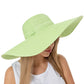Solid Floppy Straw Sun Hat