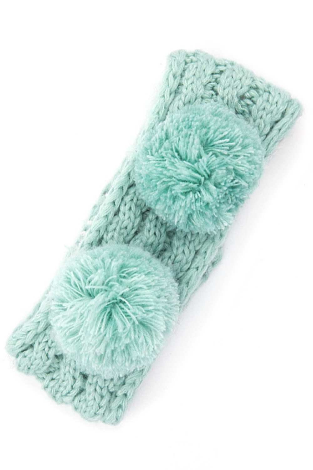 Mint Cozy and playful, this double pom kids headband features a soft fuzzy lining that keeps little ones warm and comfortable. The vibrant pom-poms add a fun touch to any outfit, while the stretchy one-size fit grows with your child. Made from durable 100% acrylic, it's easy to care for and built to last through all their adventures.