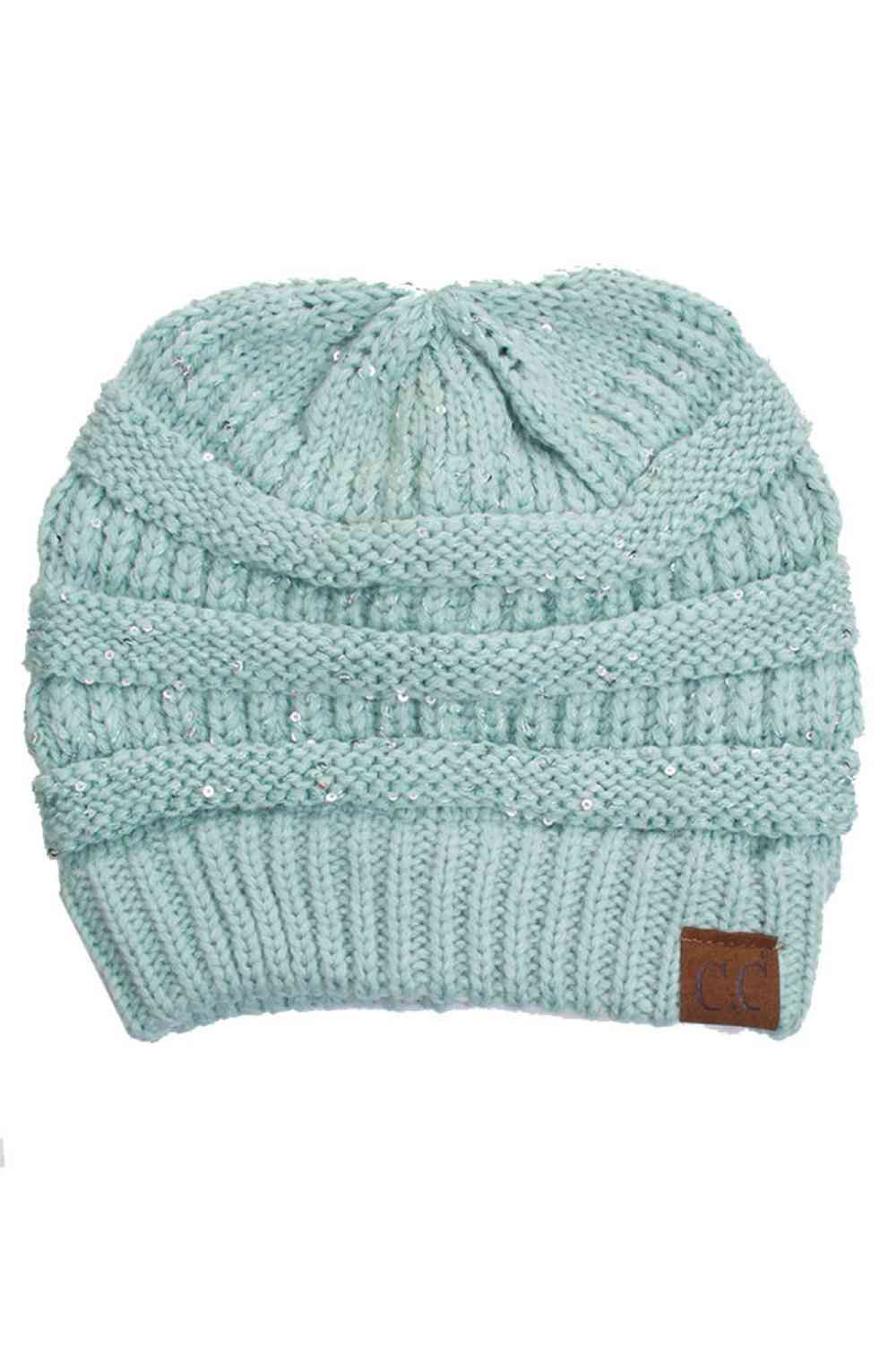 Mint Sparkle through the season with the C.C Sequin Knitted Soft Beanie, where style meets warmth. This cozy 100% acrylic beanie features eye-catching sequin detailing that adds a touch of glamour to your winter look. The soft, lightweight knit construction keeps you comfortable without bulk, perfect for layering or wearing solo. Whether you're heading out for casual errands or outdoor adventures, this versatile beanie transitions effortlessly from day to night. One size fits most for convenient, year-round
