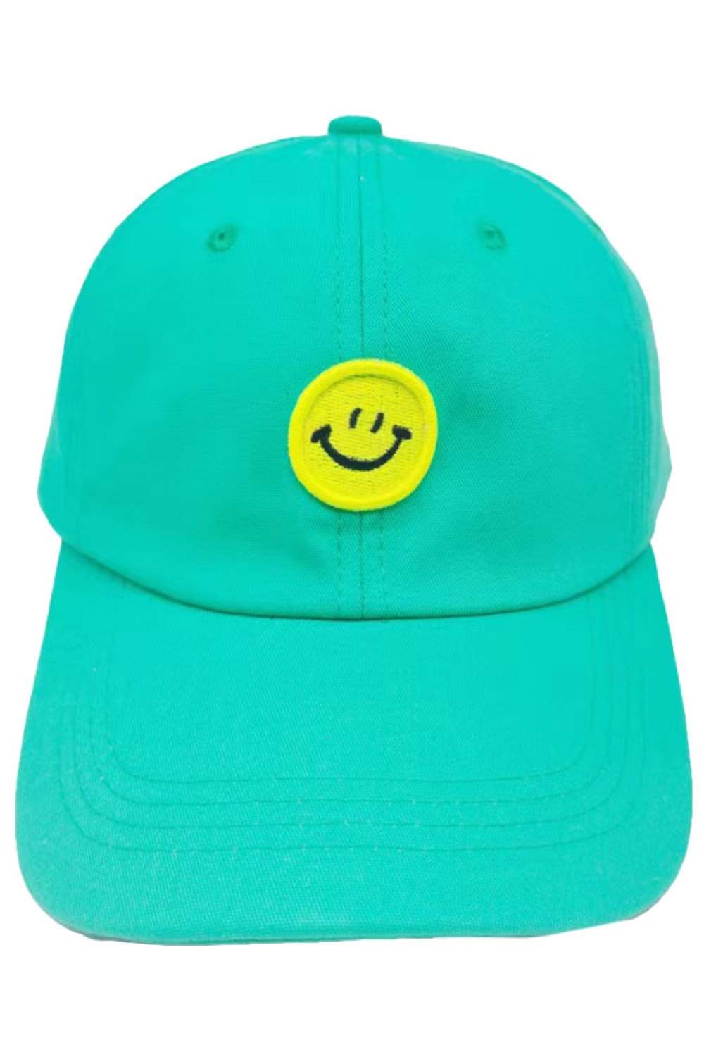 Mint Add a pop of positivity to your look with this Happy Face Patch Pastel Tone Baseball Cap, featuring soft, soothing colors and a cheerful embroidered smiley patch. Lightweight and easy to style, it’s perfect for casual days, outdoor fun, and adding a playful touch to everyday outfits.