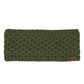 Moss Stay warm and stylish with this cozy C.C Cross Cell Stitch Knit Winter Headwrap. Crafted from soft 100% acrylic, this versatile headband features a textured cross cell stitch pattern that adds visual interest to any winter outfit. Measuring 10.25" x 4", it offers a comfortable one-size-fits-most fit perfect for keeping ears and forehead protected during cold weather. Ideal for outdoor activities, casual wear, or layering under hats for extra warmth.